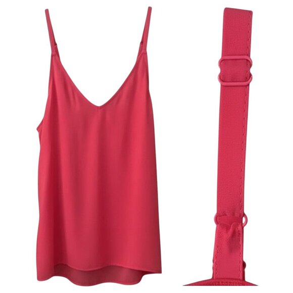 NWT Torrid Hot Pink Adjustable Strap Cami Top Size 0 Lightweight - Picture 4 of 6